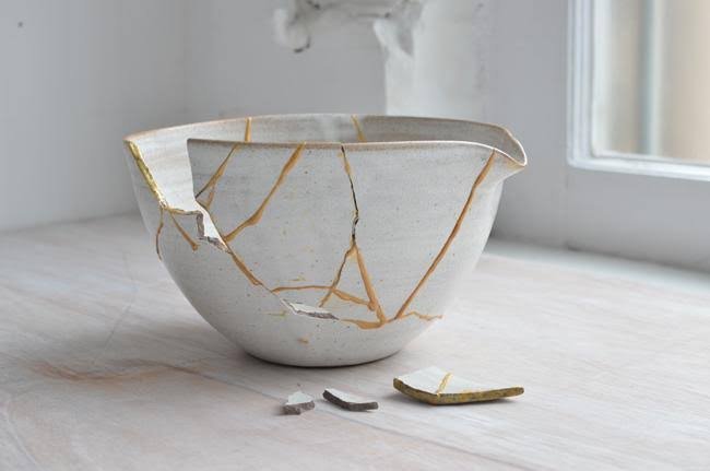 Kintsugi- El arte de reparar con oro-Fuente: ikigaimatsuri.